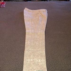 Ladies Mint and Cream color pants!